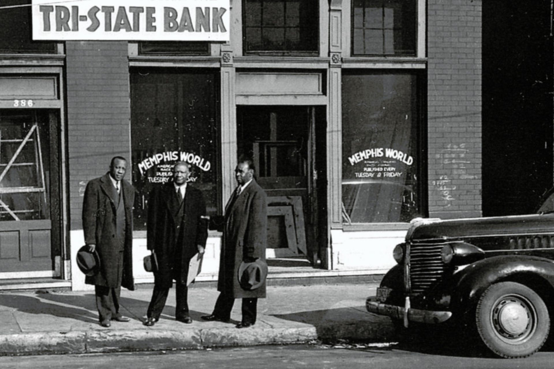1940s photo of Tri-State Bank