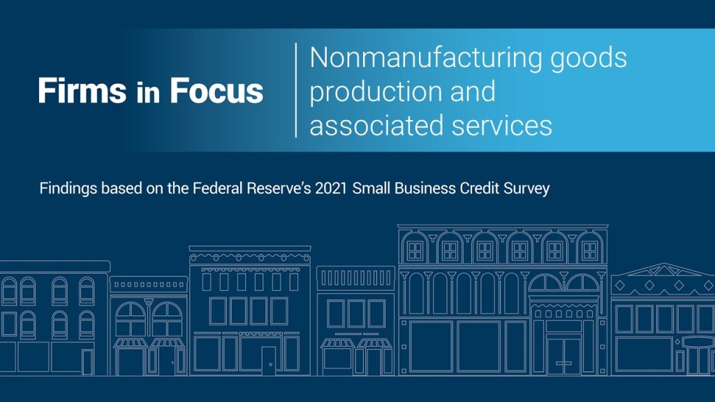 SBCS Firms In Focus | Non-manufacturing goods production associated services employer firms