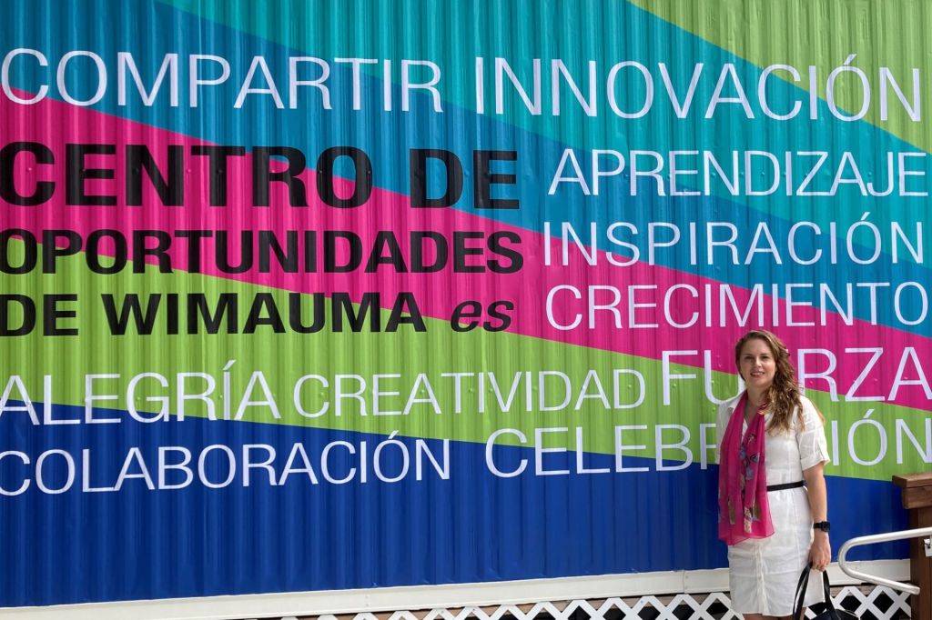 Charly at the grand opening of the Enterprising Latina’s Wimauma Opportunity Center