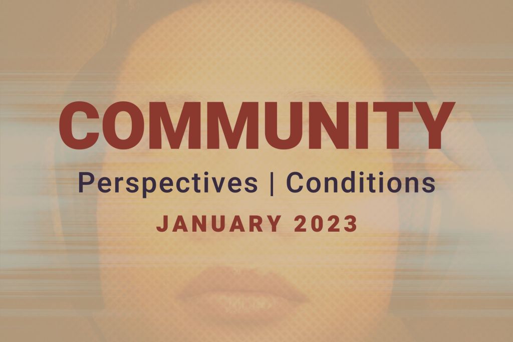 January 2023 Community Perspectives and Conditions