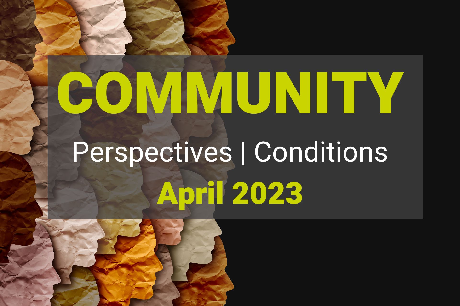 Community Perspectives and Conditions April 2023