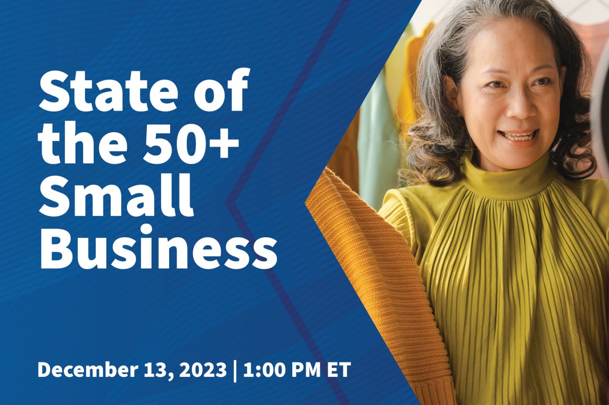 Older business woman smiling