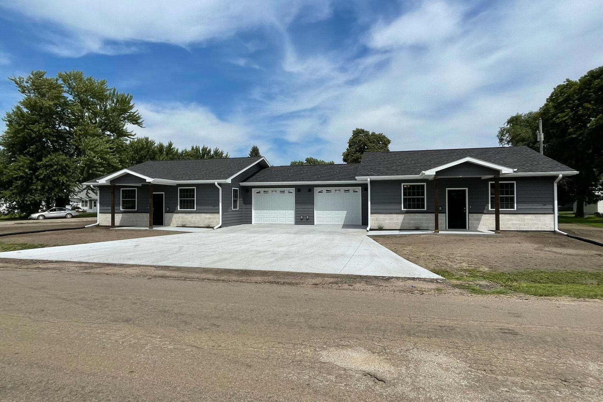 New duplex home build in Clearwater, Nebraska