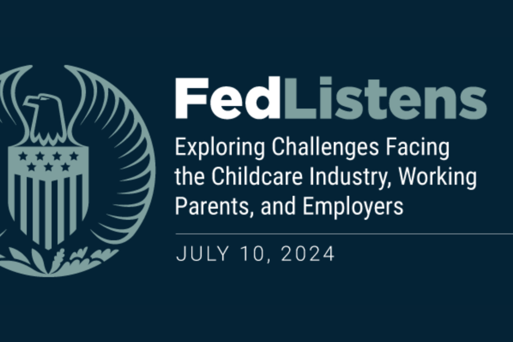 Chicago Fed logo with Fed Listens event information.