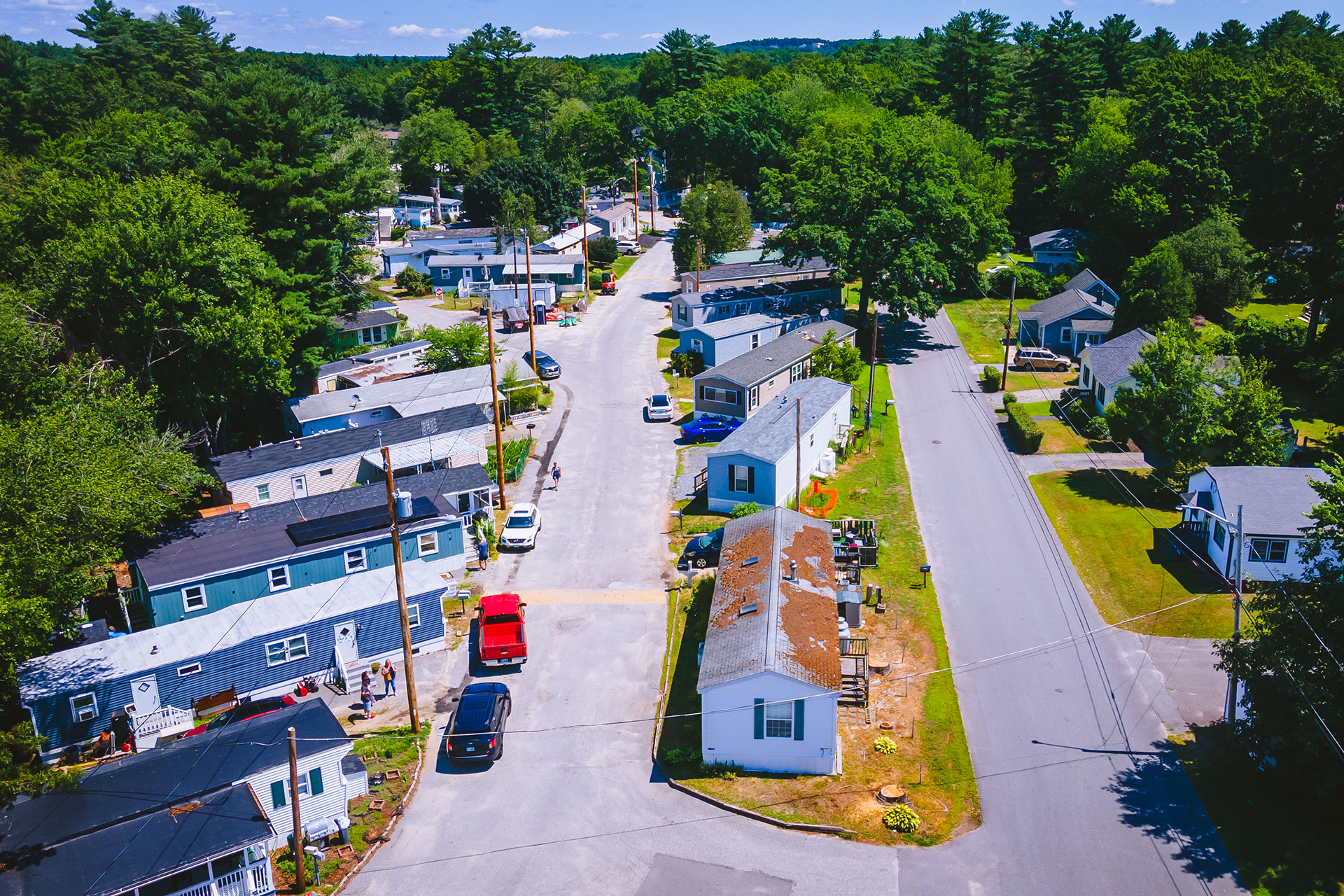 Friendship Drive Cooperative, a 44-home resident-owned community in Salem, NH Photo courtesy of Steve Osemwenkhae, Federal Reserve Bank of Boston