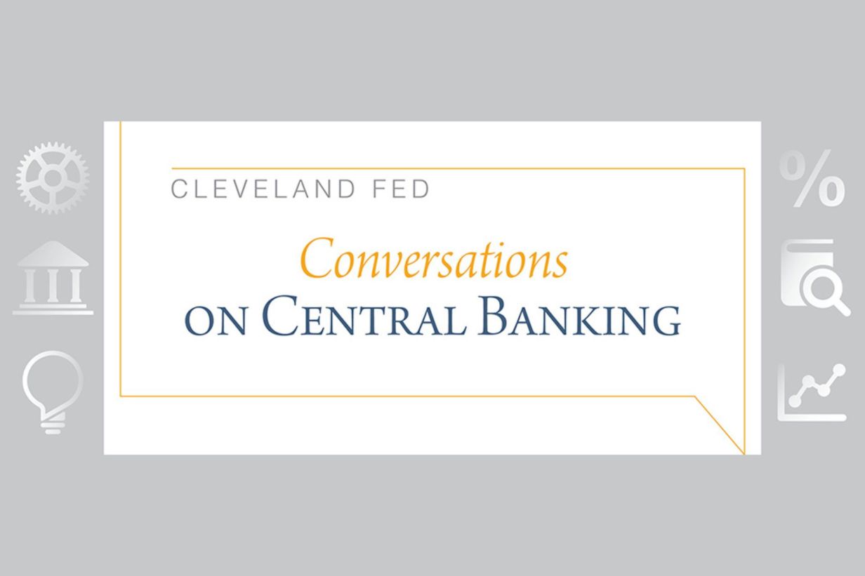 Various banking icons to represent central banking