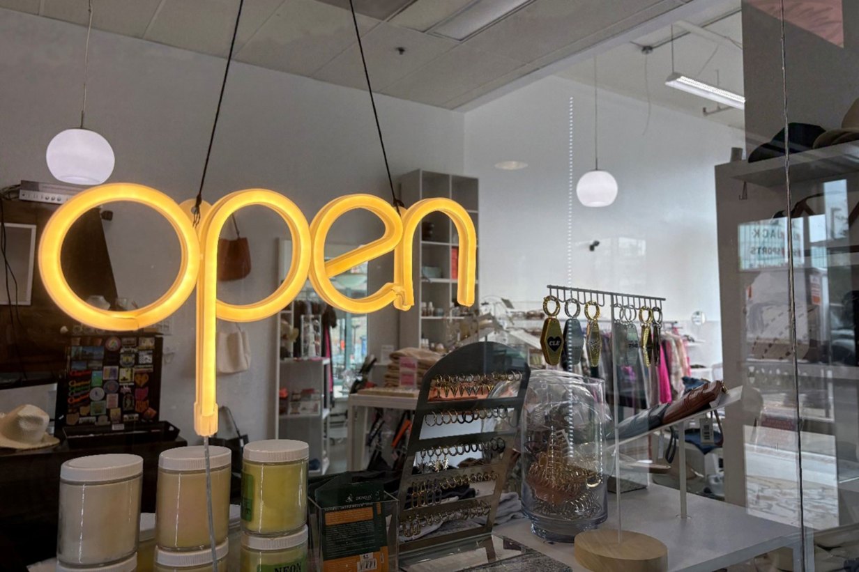 Storefront view of Intro Boutique