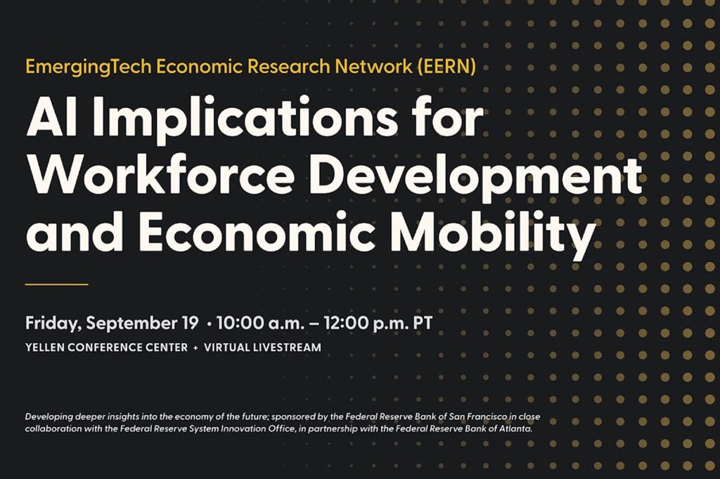 YouTube thumbnail for AI Implications event on September 19