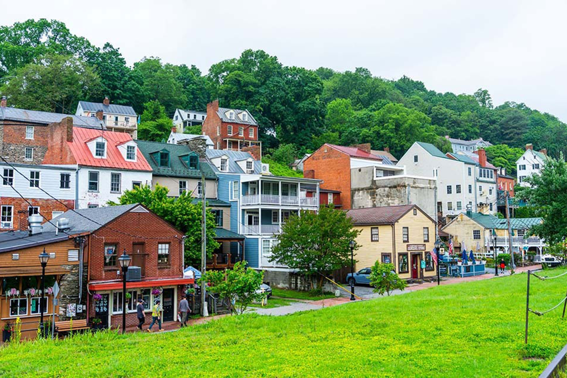 Downtown Harpers Ferry, West Virginia