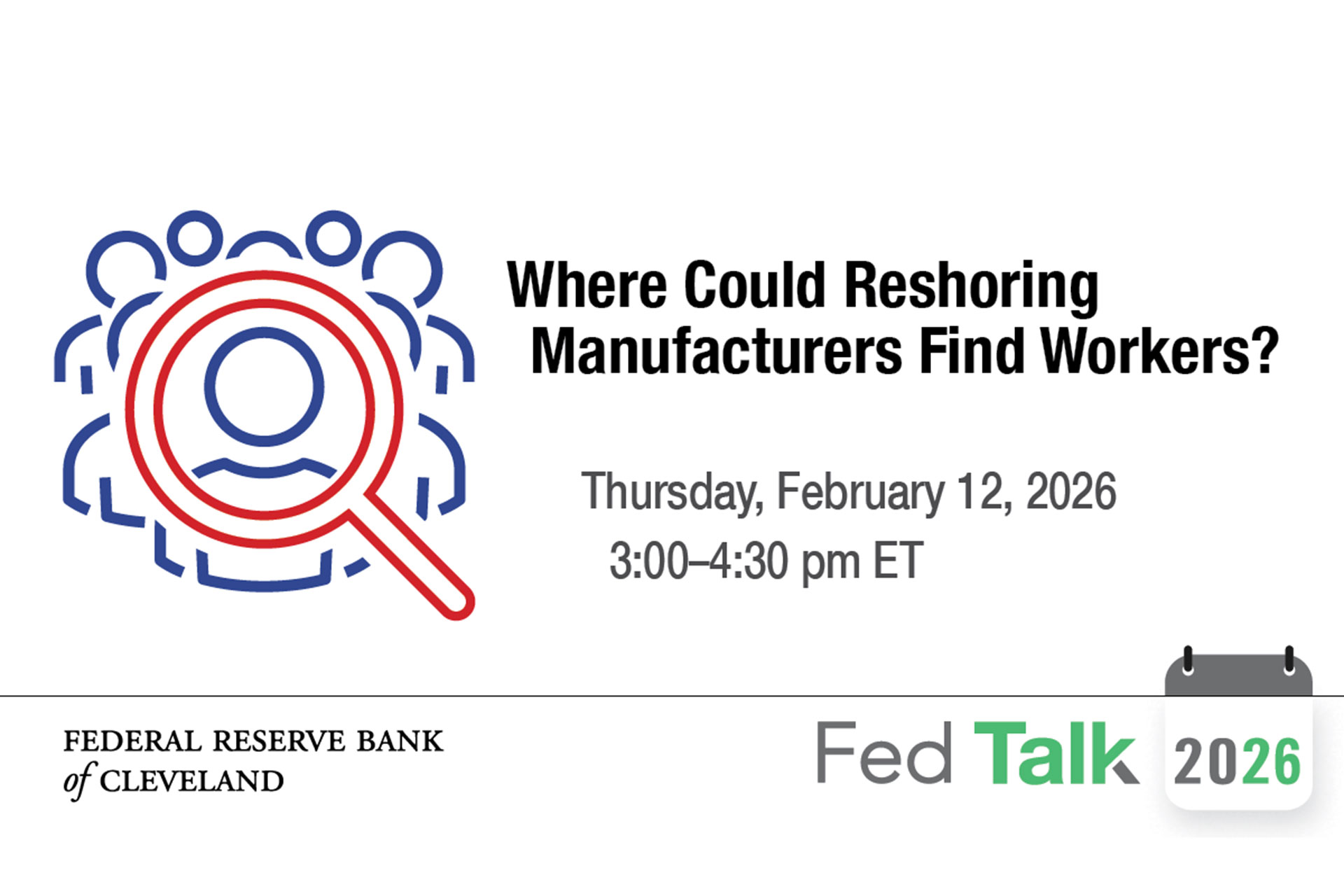 Vector image of magnifying glass examaning a group of people. Illustrating the concept of finding workers.