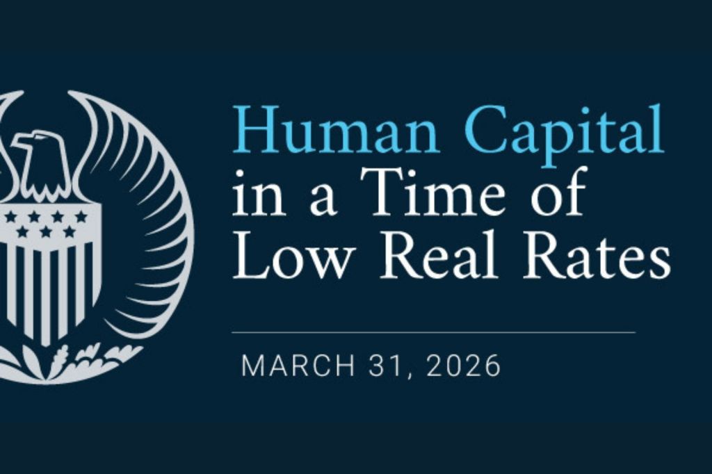 Chicago Fed Seal with with text that says Human Capital in a Time of Low Real Rates