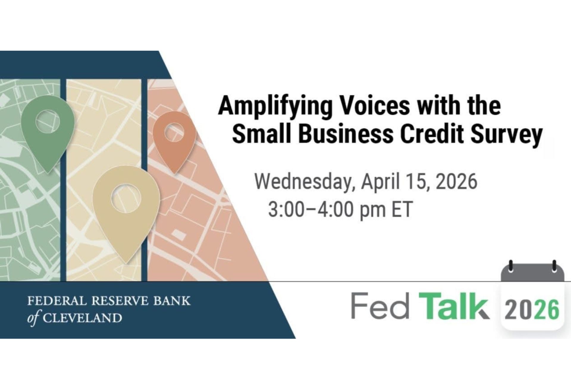 Map of icons representing locations of small businesses